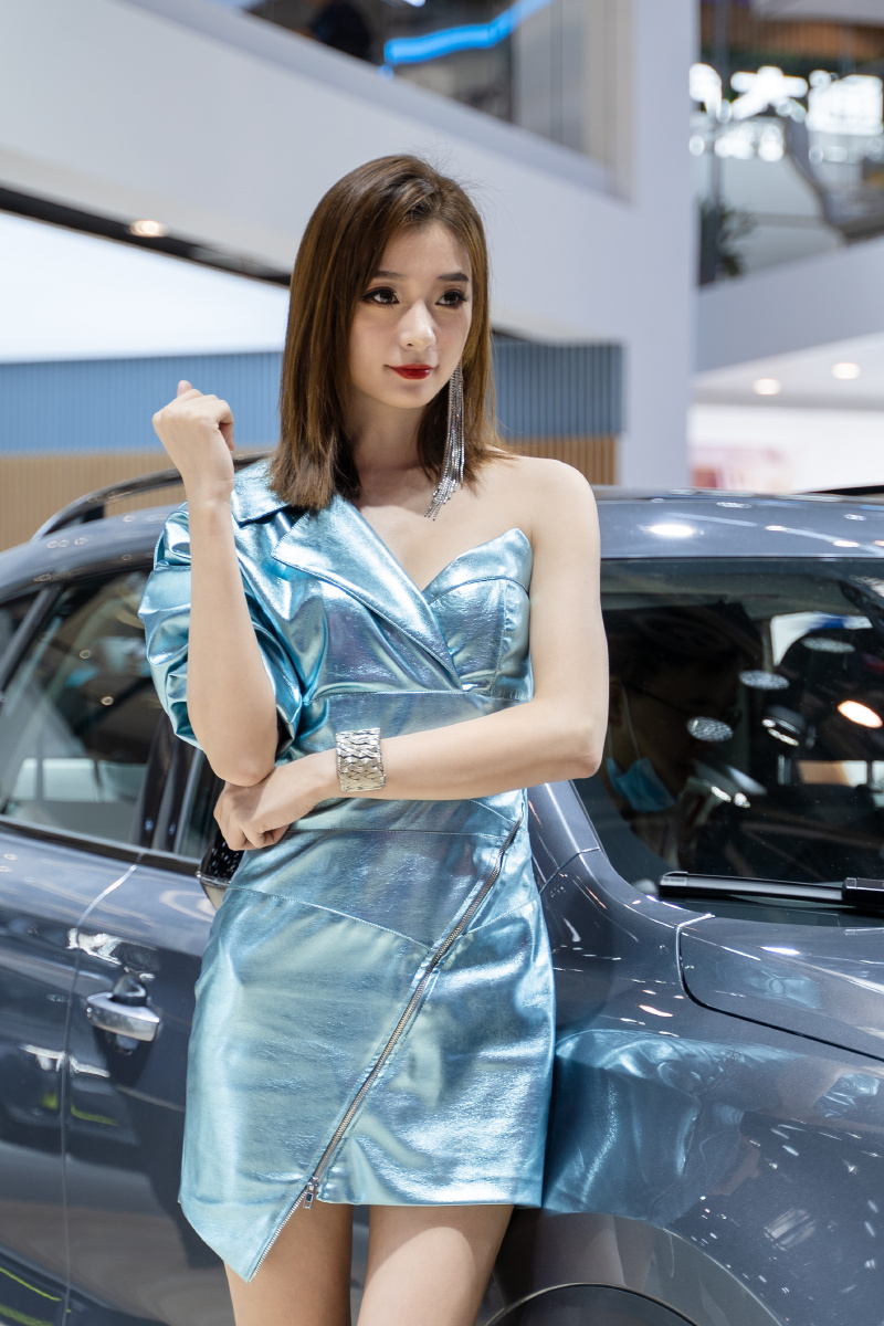 回顾2020北京车展的模特小姐姐
