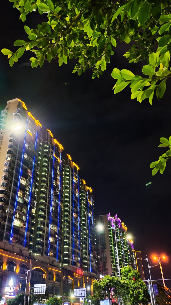久违的榕江夜景