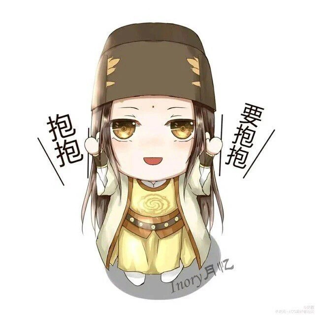 卡通花千骨图片简笔画