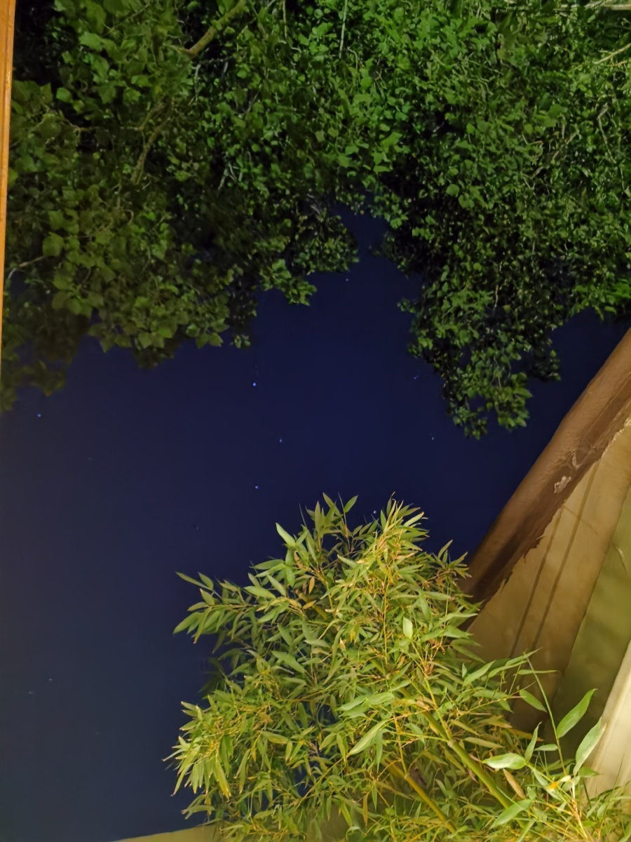 郊区的夜景你有多久没看到星星了