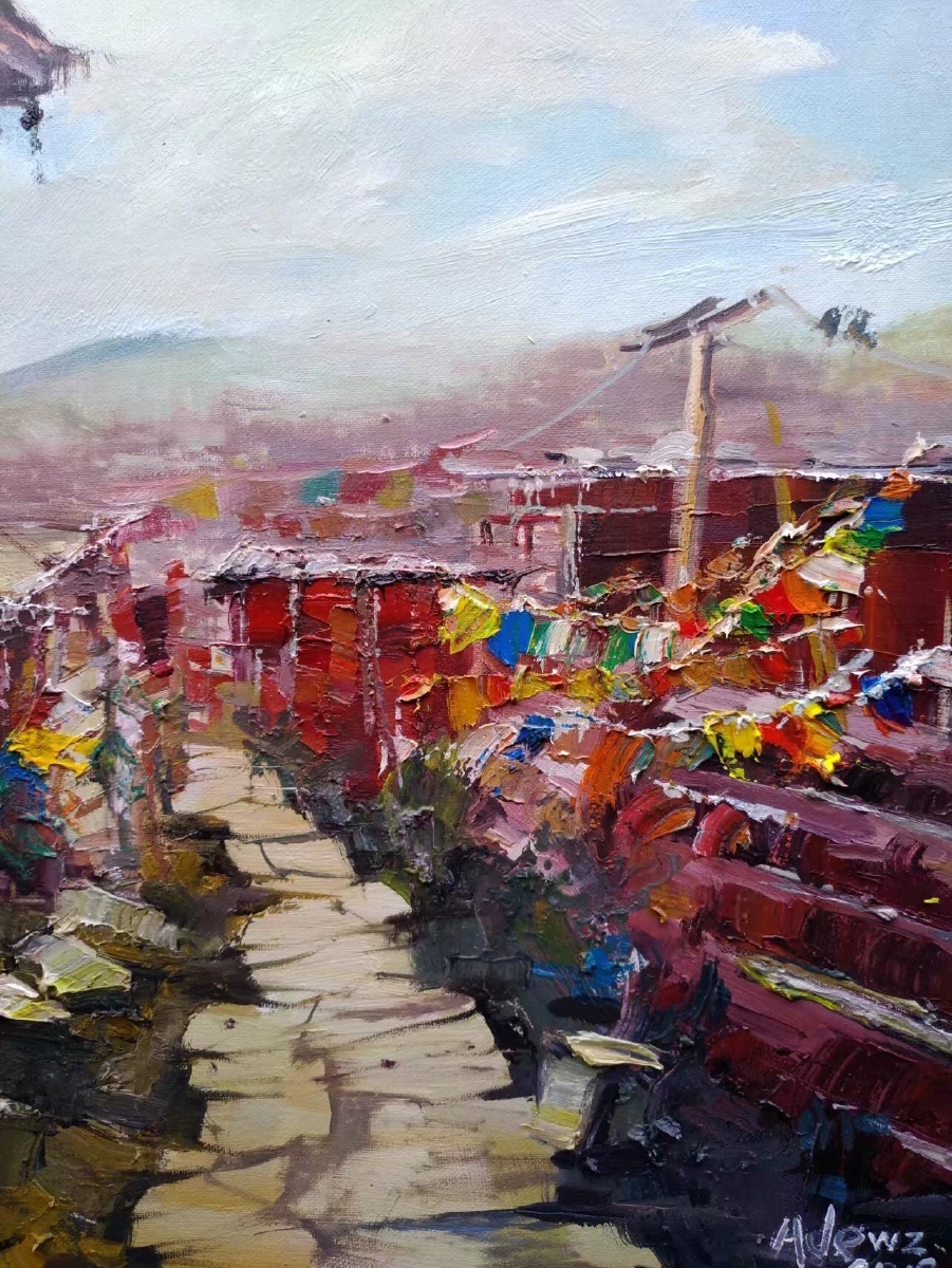 油画–色达系列