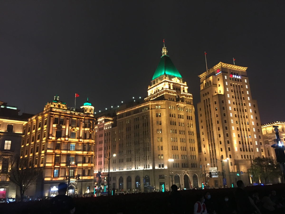 上海滩外滩古老建筑