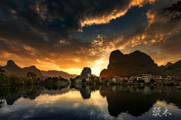 江村夕照