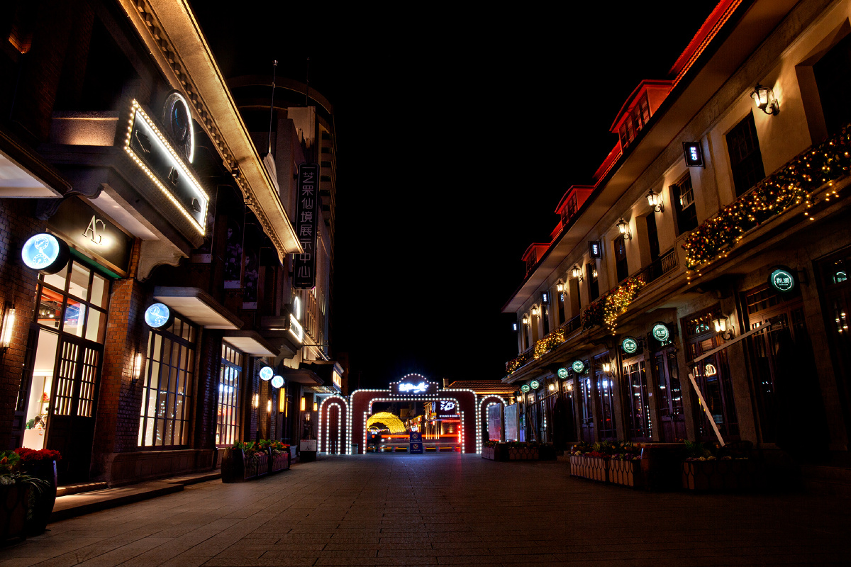 芝罘仙境朝阳街夜色