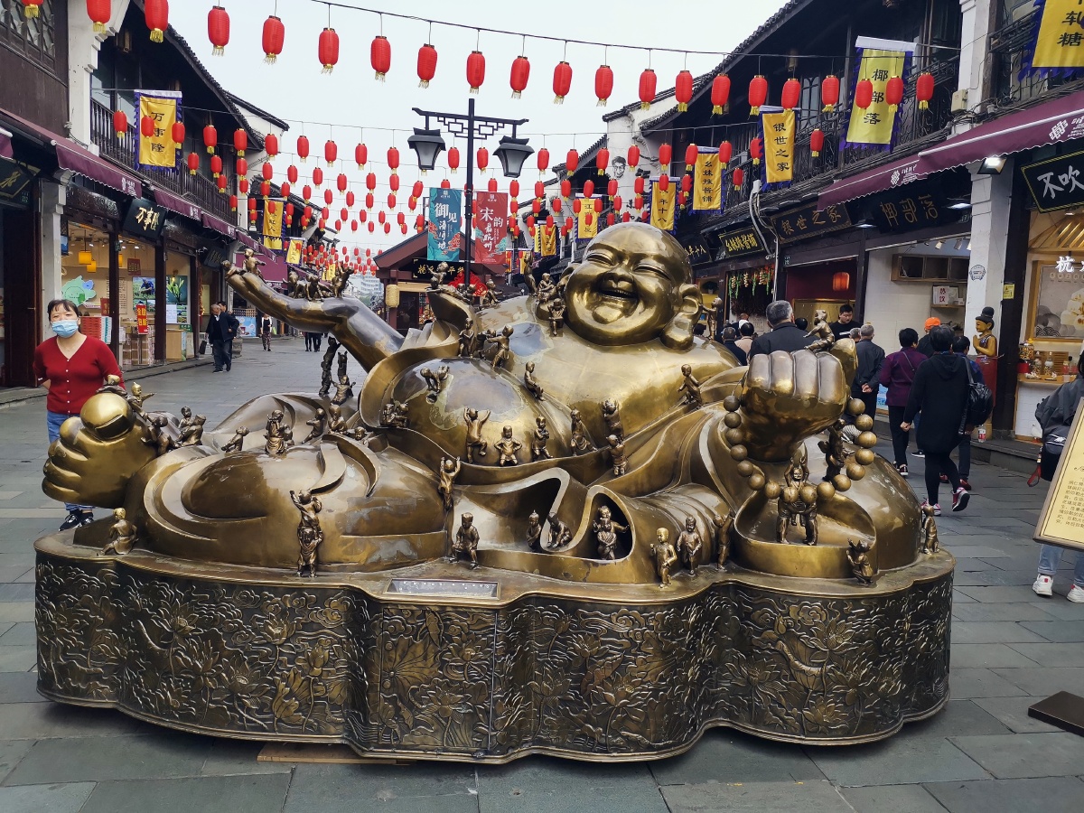弥勒佛杭州河坊街