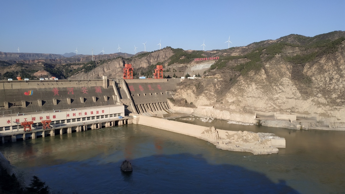 望三门三门开黄河之水天上来三门峡黄河大坝