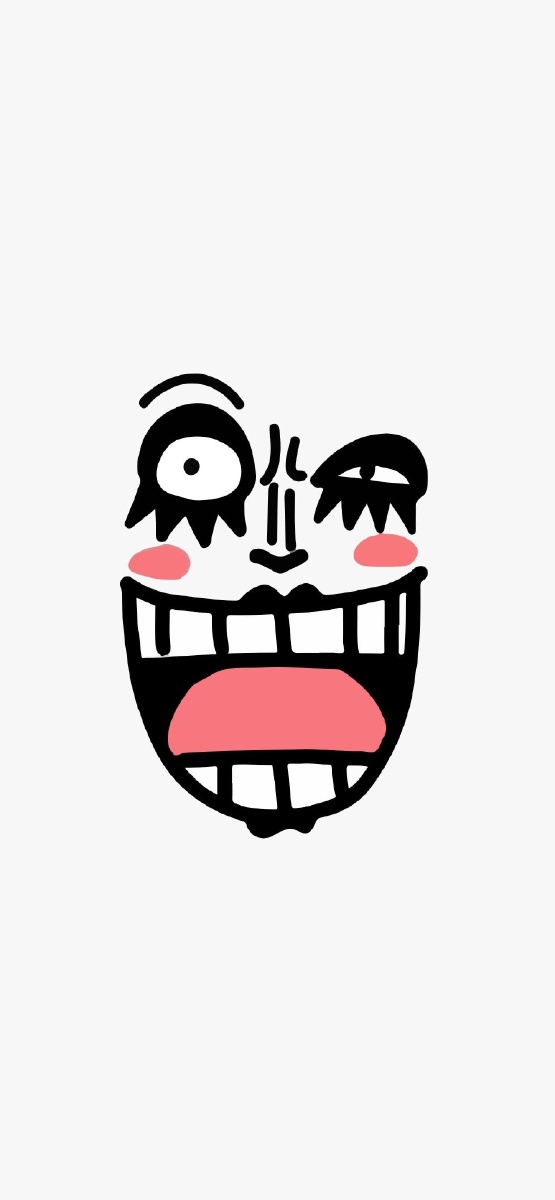 搞怪动漫人脸壁纸