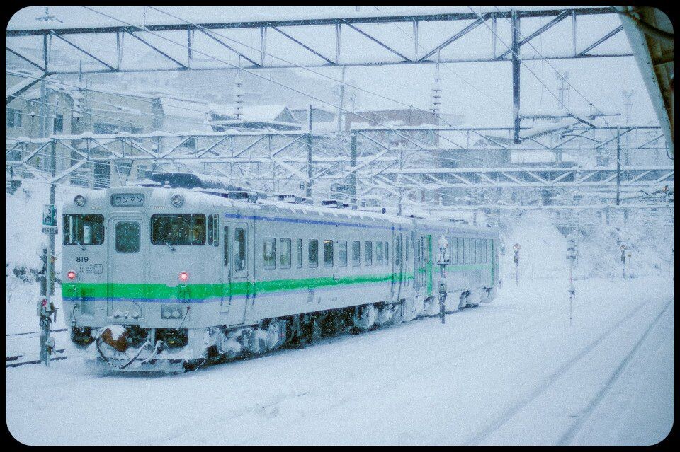 小樽站月台<br />
