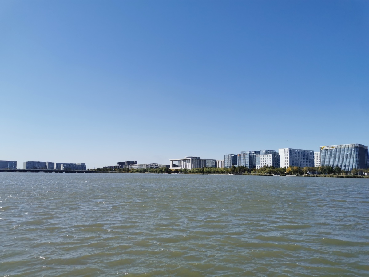 天津空港东西湖秋风咋起