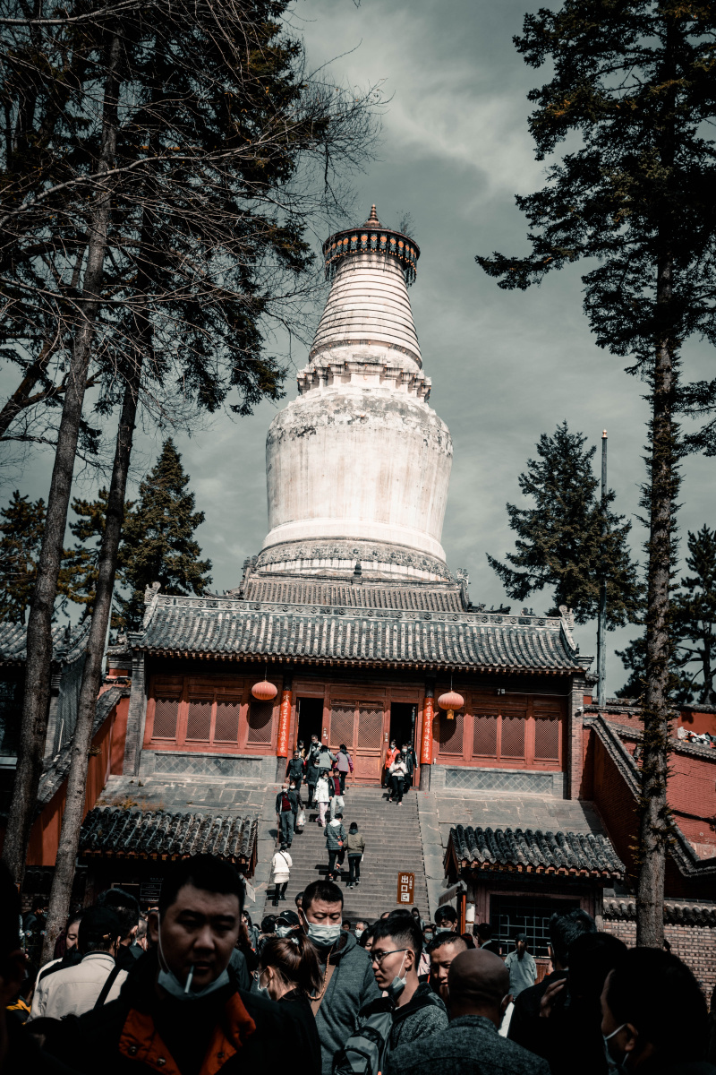 五台山五爷庙海拔500米的风景