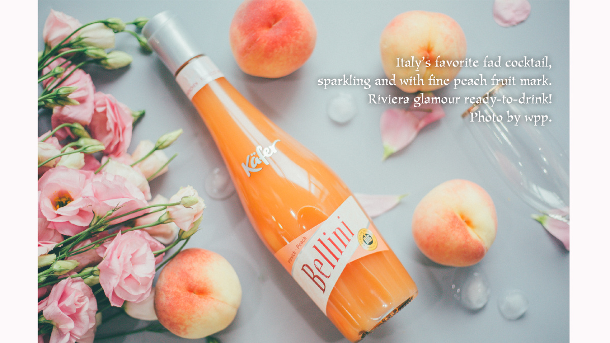 萄乐贝利尼桃子酒