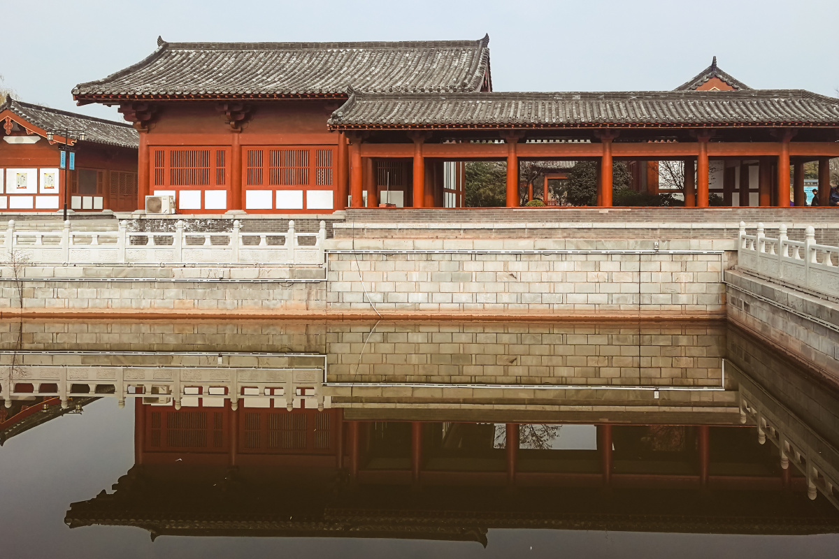 开封西湖仿宋建筑