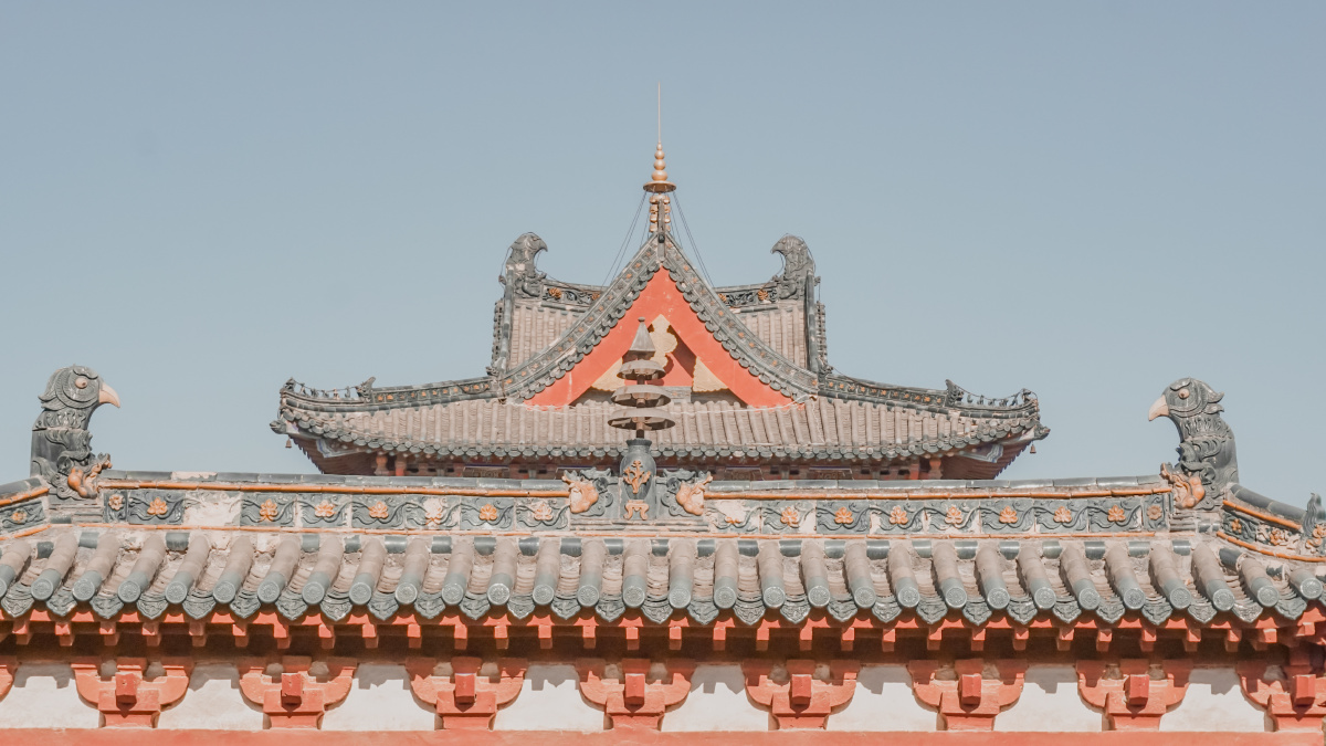 开封天波杨府古建筑古风复古