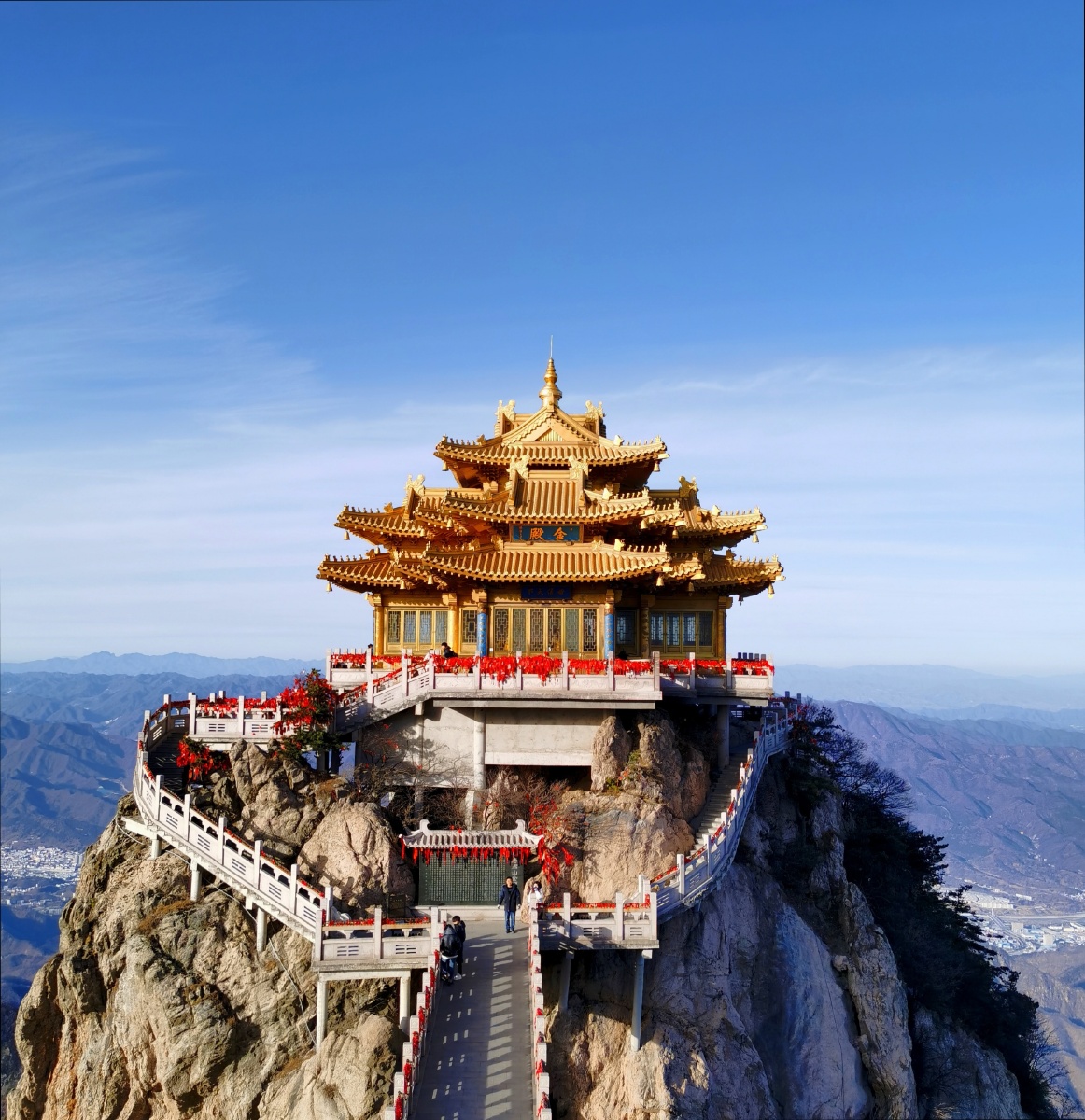 地中国古建筑摄影联盟窗外·风景老君山洛阳老君山寺庙宗教古代的共 1