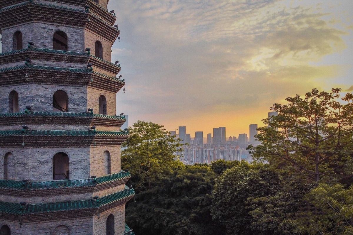 青秀山风景