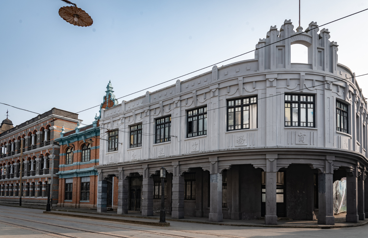 车墩影视基地一个建筑的国度