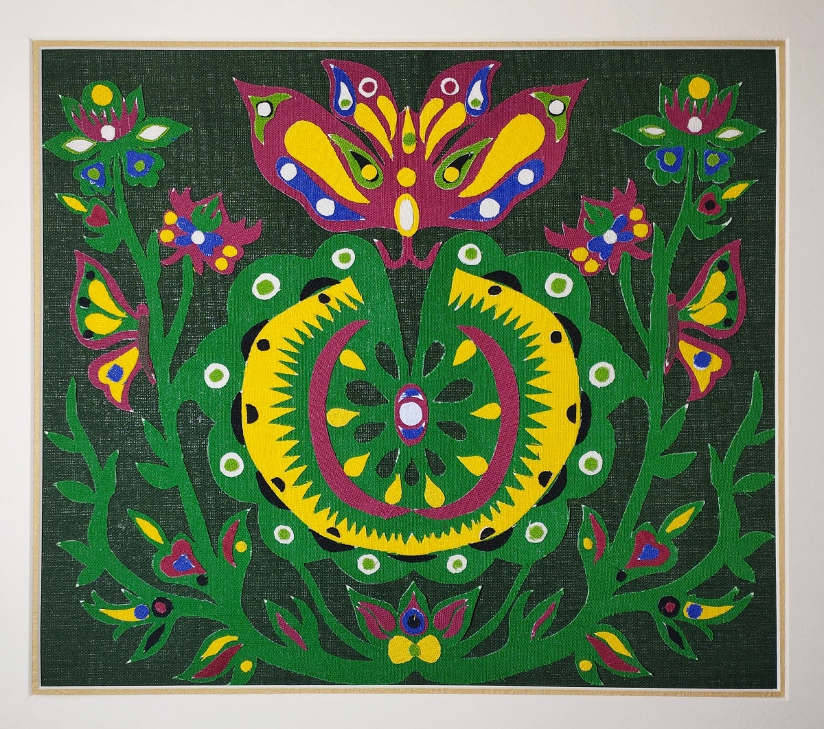 布贴画Ⅱ《蝴蝶闹瓜》 - 小九wliang__ - 图虫