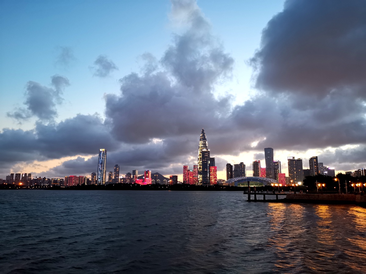 深圳湾傍晚也很美