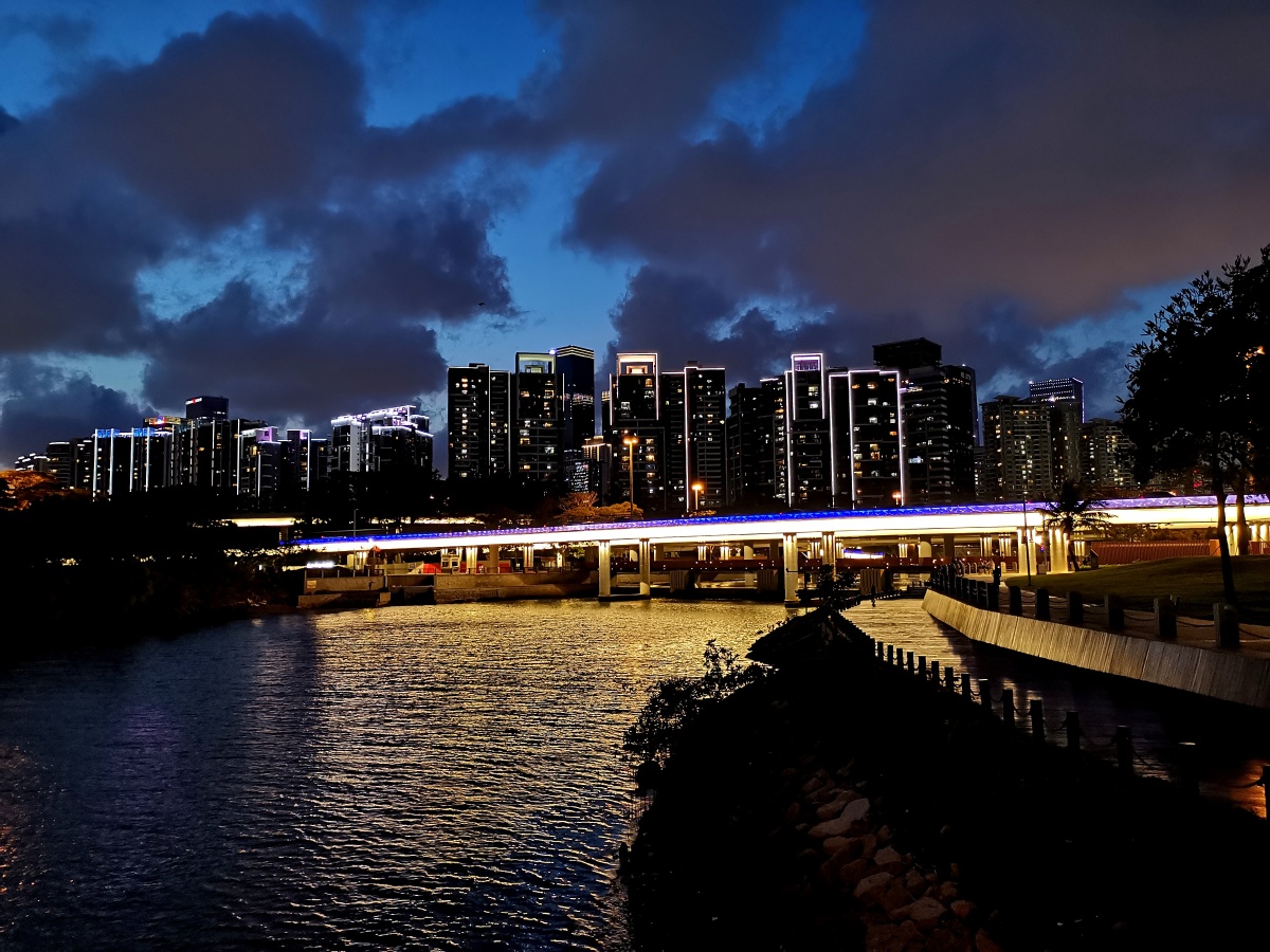 深圳湾傍晚也很美