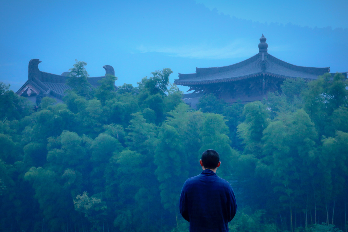 禅意摄影季赛#寺院禅心佛弟子古建筑风光敬亭山念佛禅服杭州皈依背影