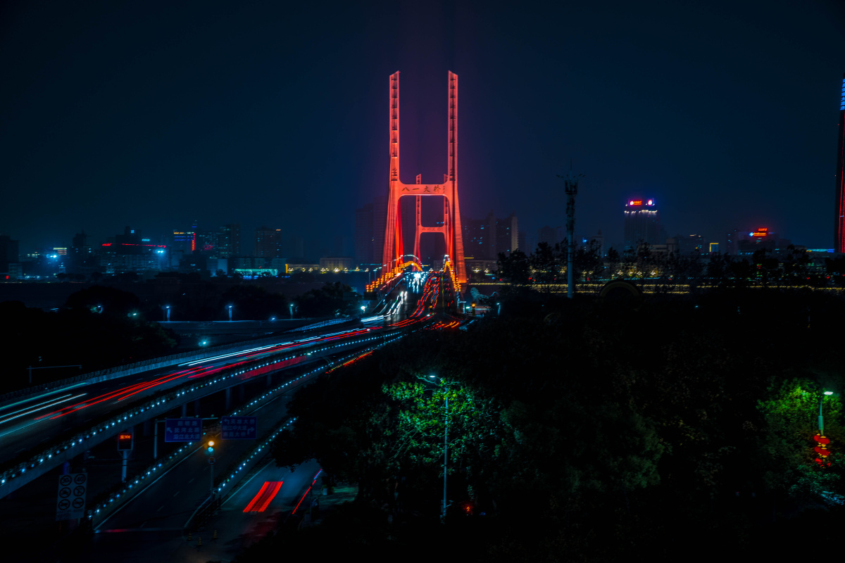 八一大桥夜景