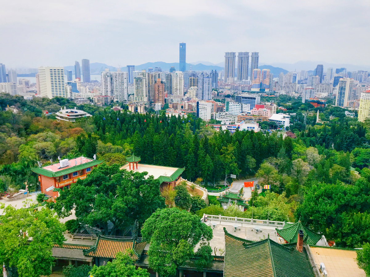 天界寺俯瞰厦门植物园