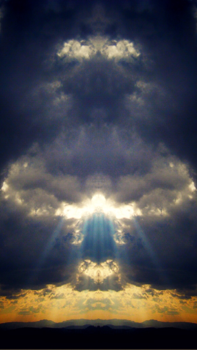 耶稣光与佛光同现