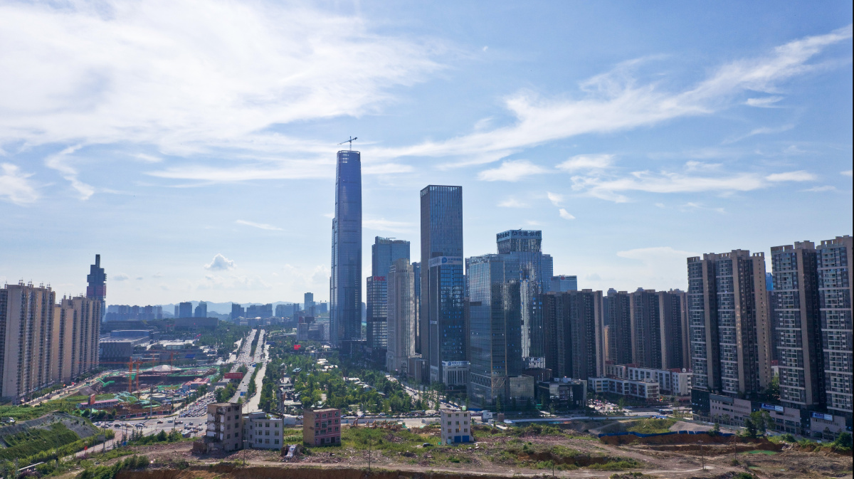 贵州贵阳观山湖区贵州贵阳金融城贵州第一高楼ztf中心