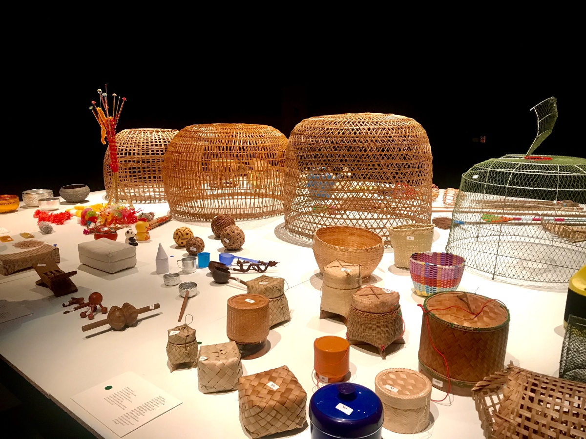 神奇的竹制品展览