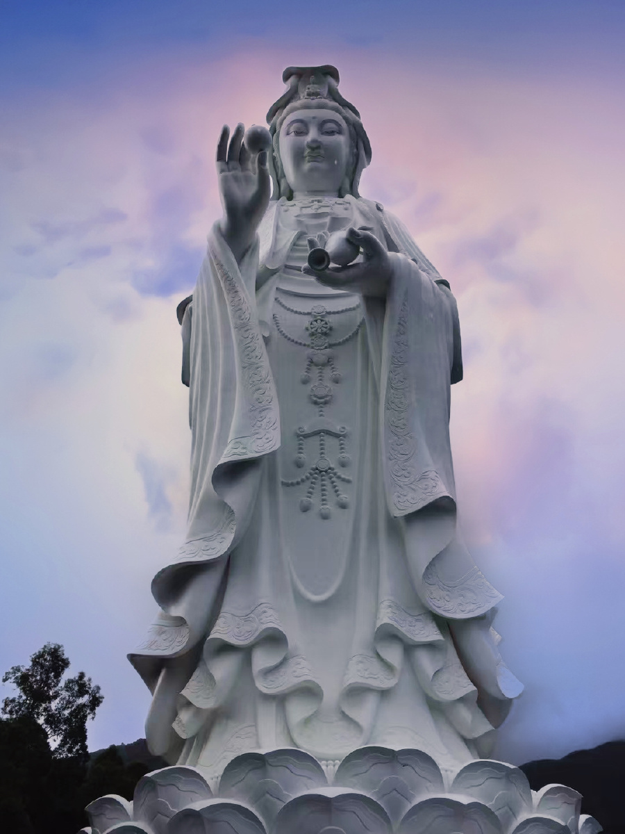 香港慈善寺竖立着全球第二高的户外观音像05