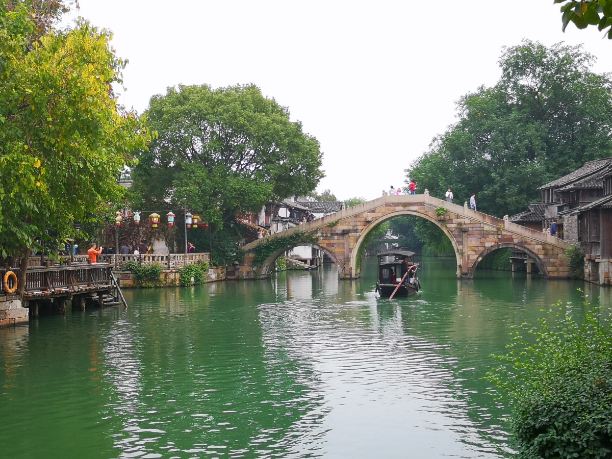 乌镇西栅的古桥