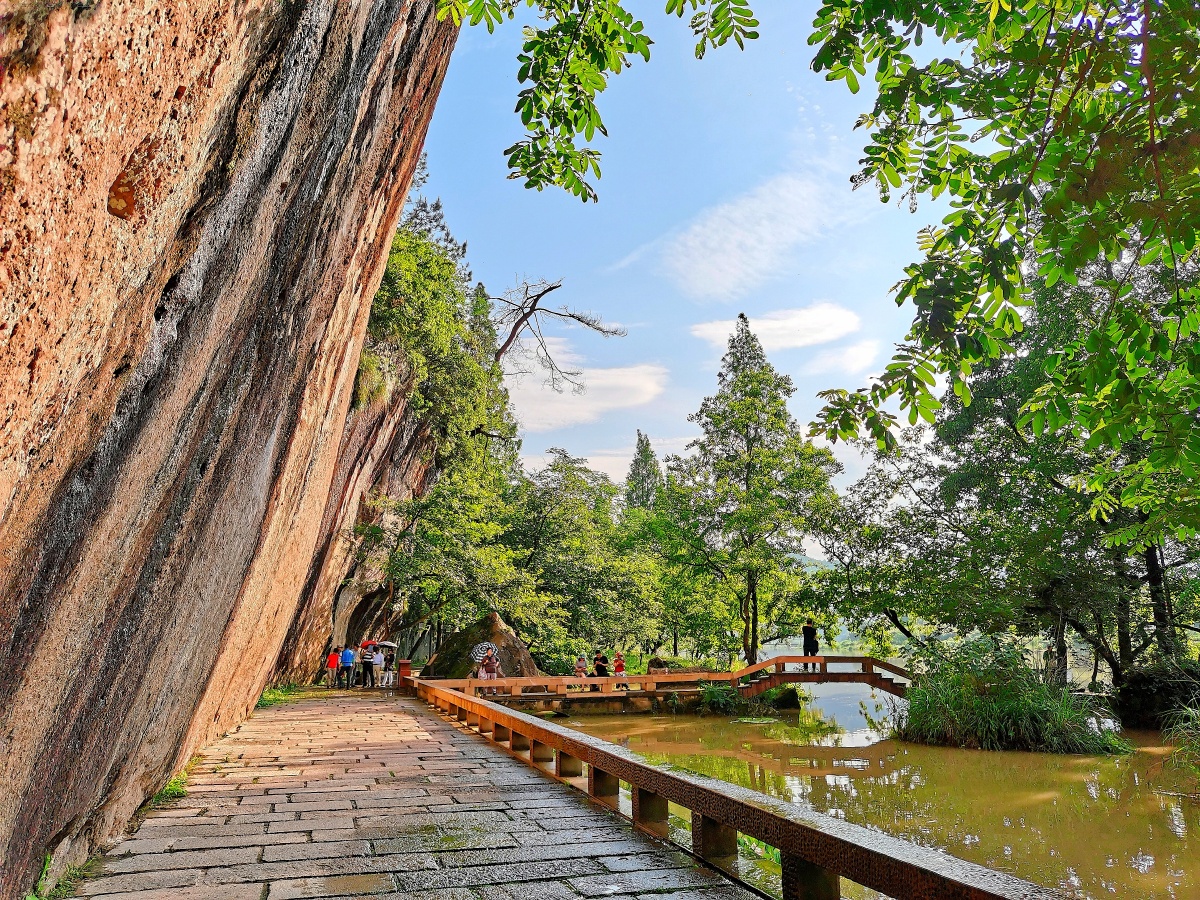 仙都小赤壁风光