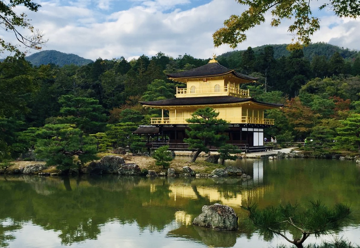 日本京都鹿苑寺金阁寺