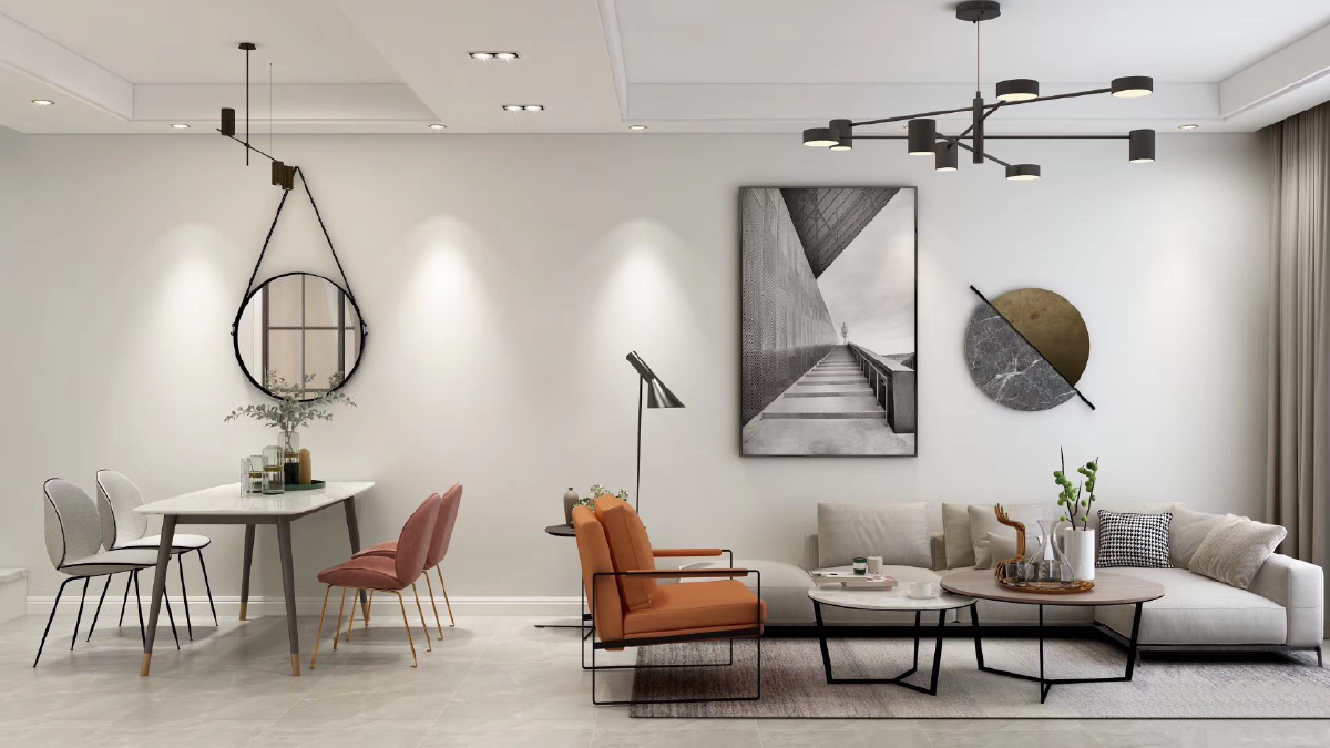 现代简约风格装修效果图简约大气现代轻奢