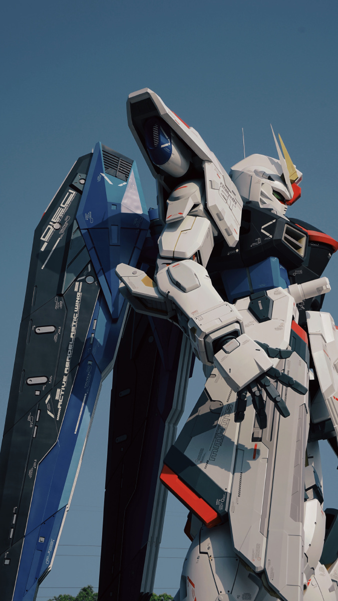 啦啦宝嘟德德高达太震撼了可以拿来做壁纸了