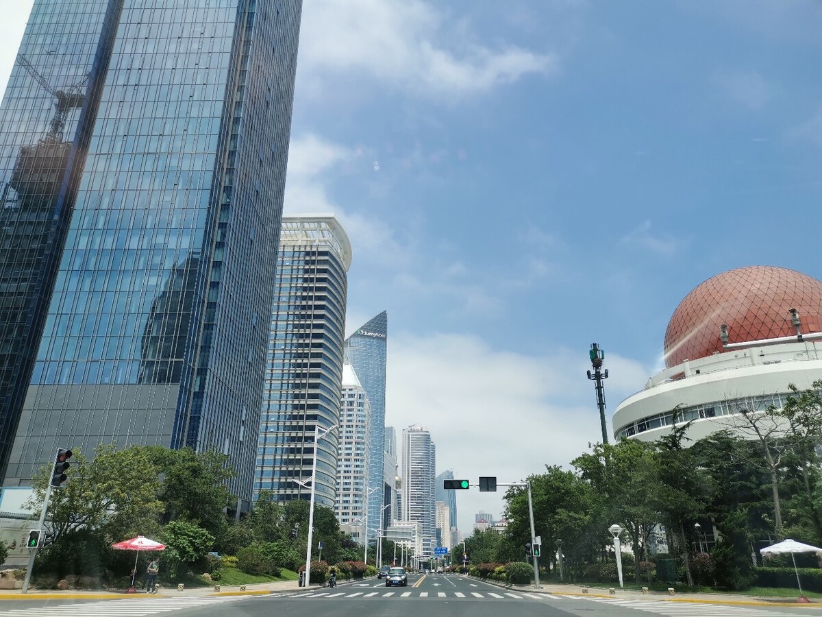 青岛市的街景,大家猜的是哪条马路?