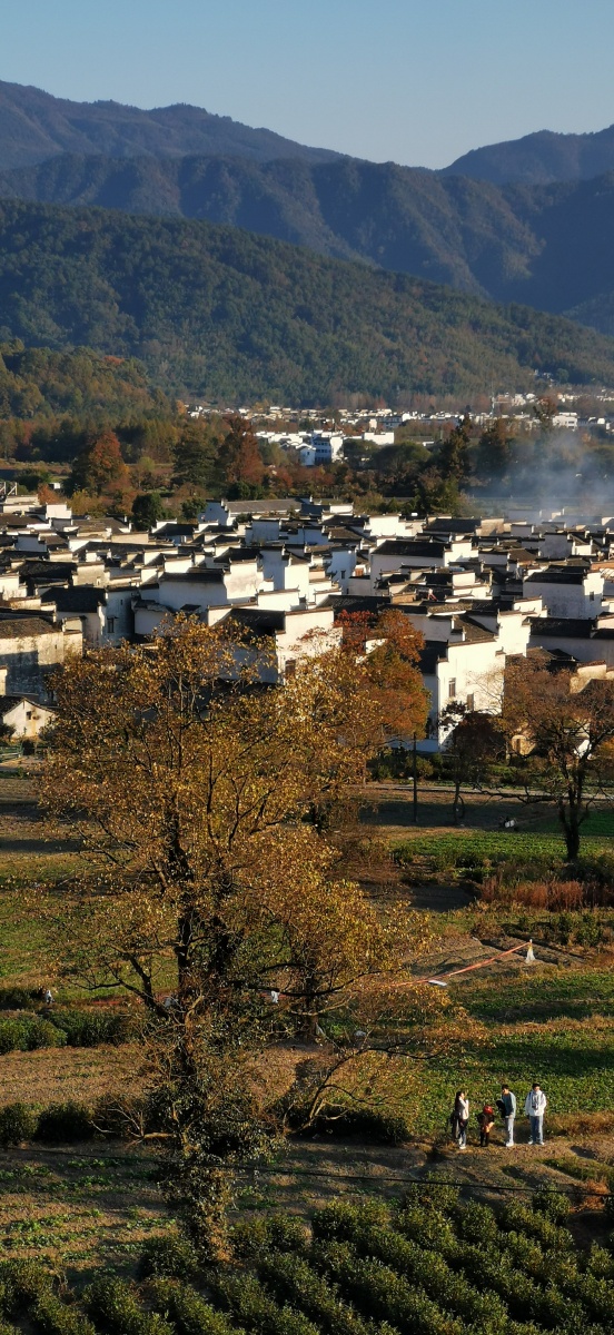 皖南卢村秋色