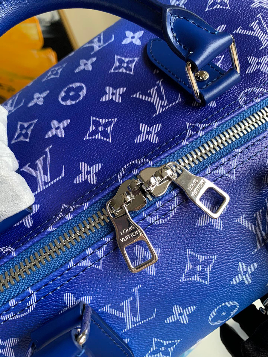 lv蓝色天空旅行袋