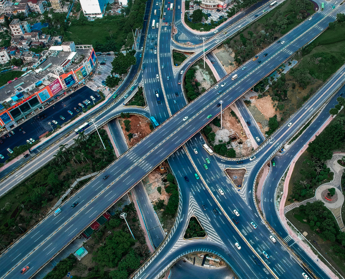 以上帝的视角俯瞰这座熟悉的城市