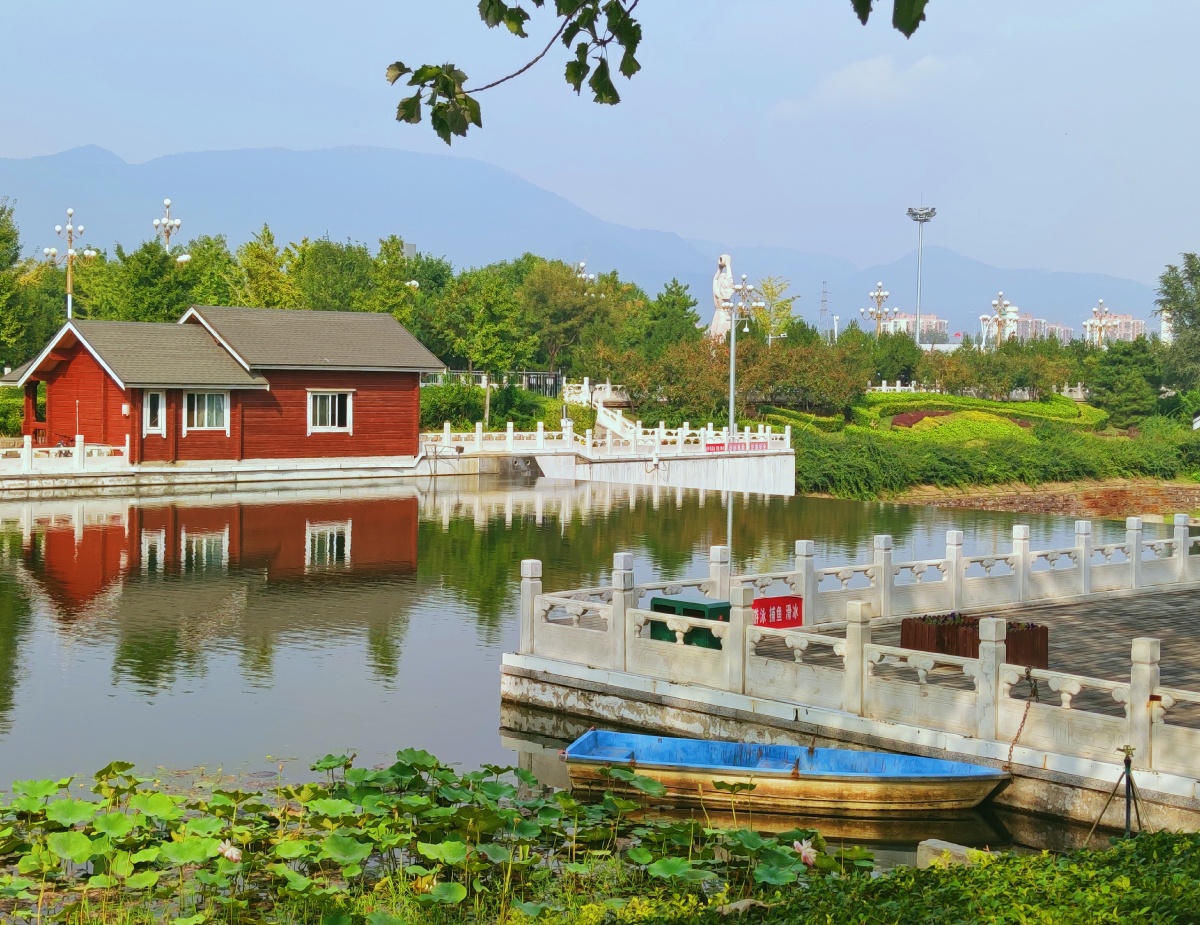 北京永定河门城湖