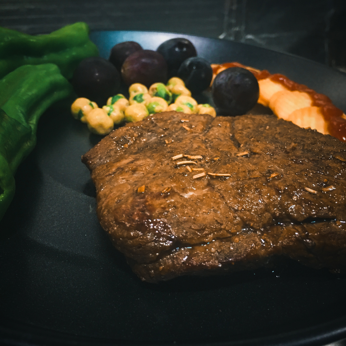 自烤牛霖原切 对不起 有点塞牙