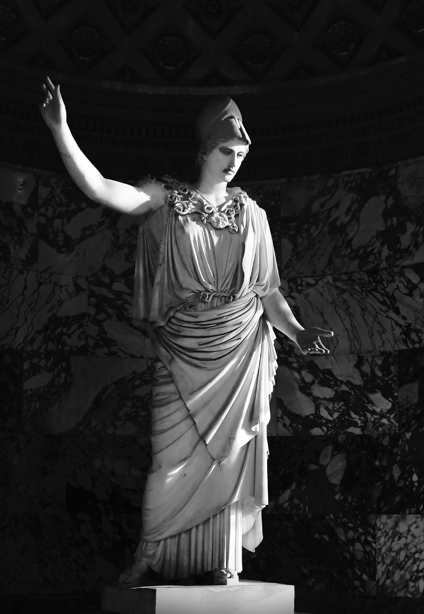 带头盔的雅典娜拍摄於法国卢浮宫20192