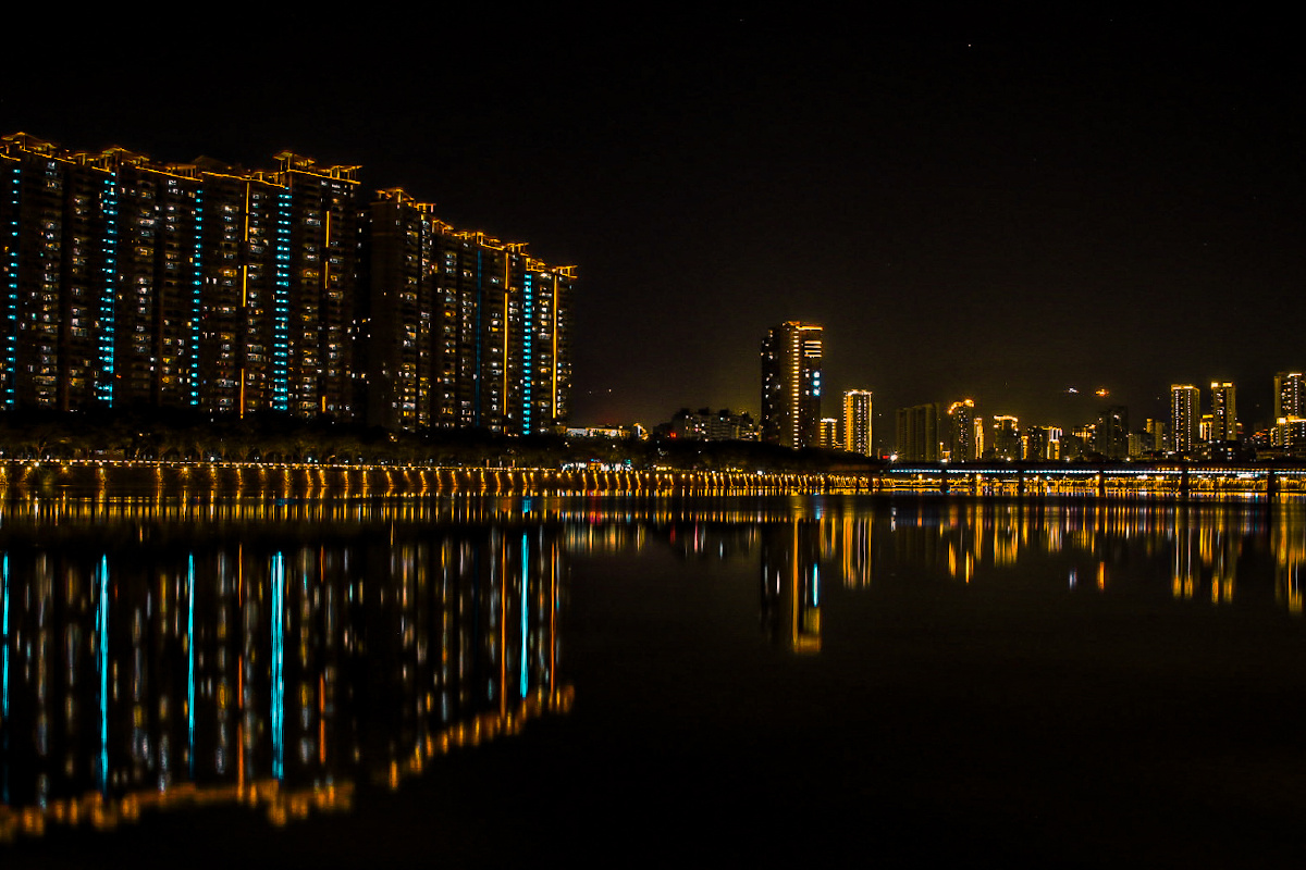 安溪城东夜景