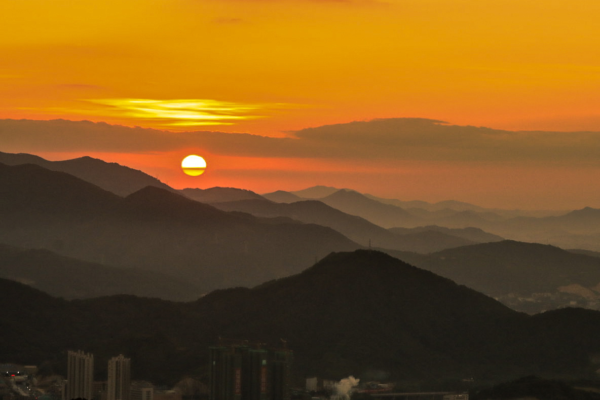 你印象中的日出是怎样的山顶日出