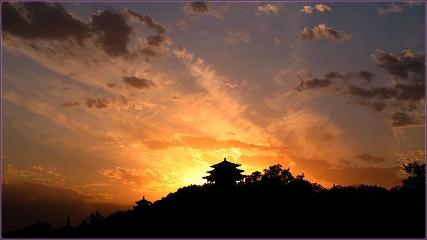 a3<br />
景山日落