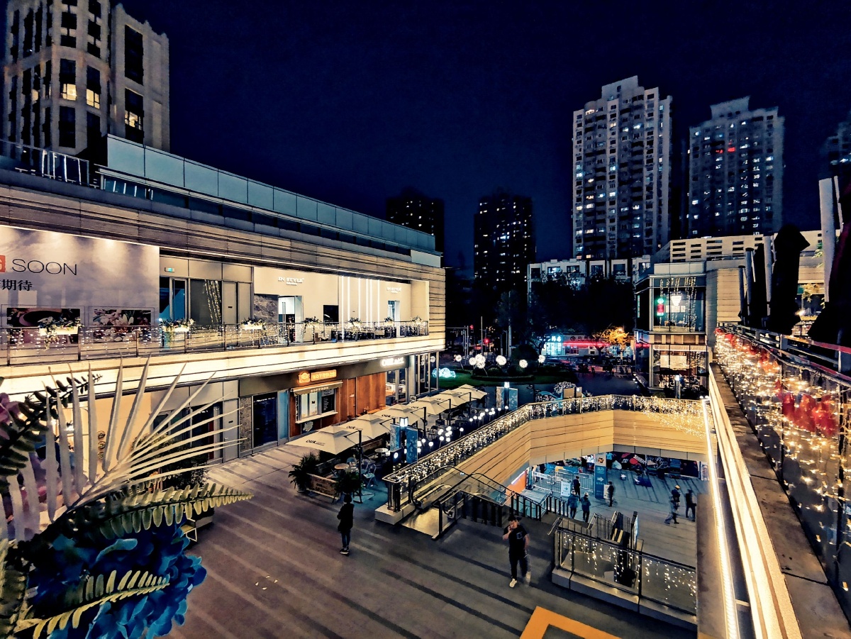 热闹的城市市区