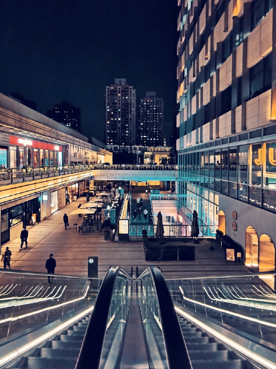 热闹的城市市区