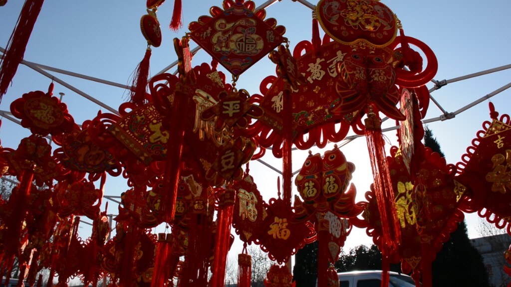 过年期间拍摄的视频中无意的一张截图，很是喜欢