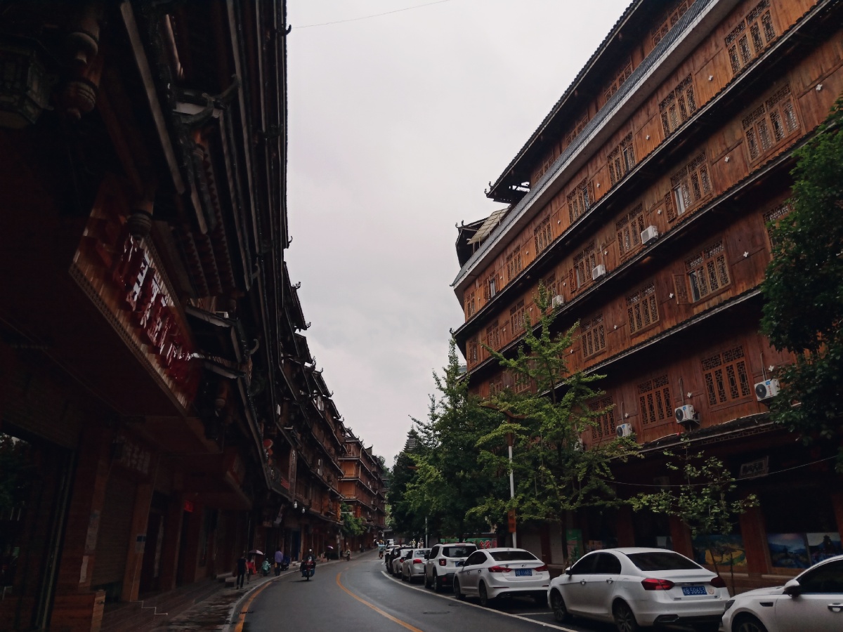 三江县丹洲古镇月亮街