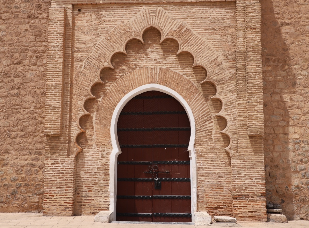 库图比亚清真寺的门